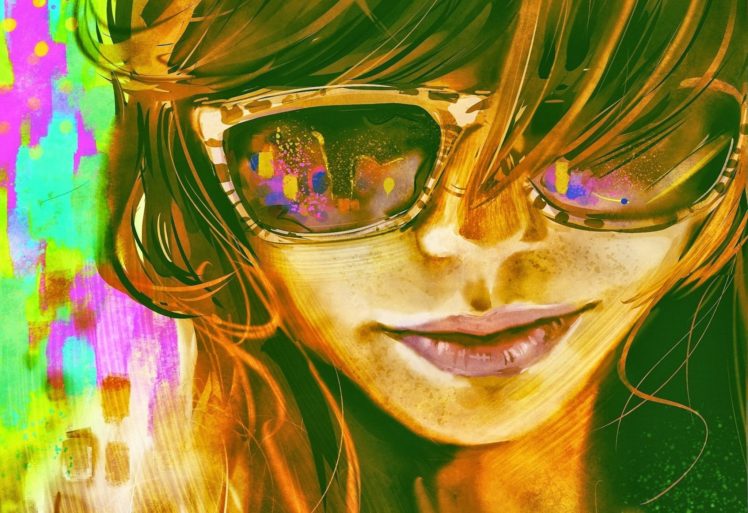 colorful, Glasses HD Wallpaper Desktop Background