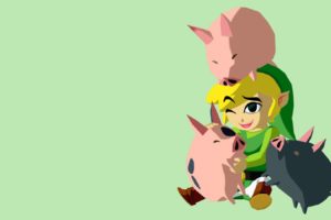 The Legend of Zelda, Pigs, Simple background