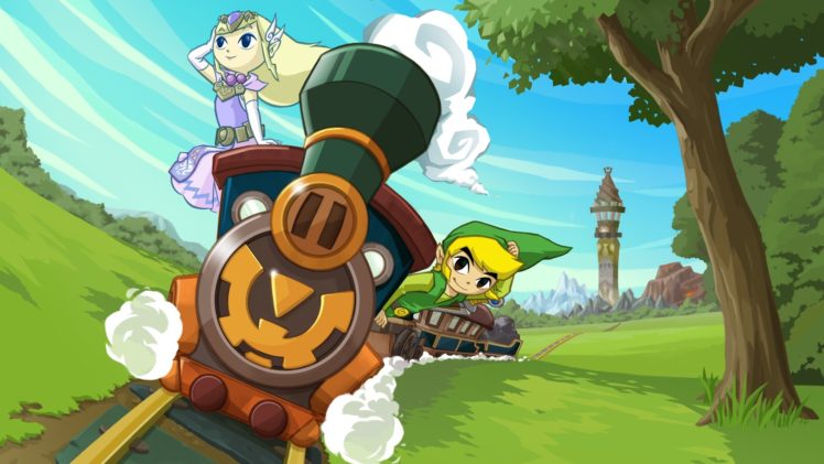 The Legend of Zelda, Spirit Tracks, Train, Link HD Wallpaper Desktop Background