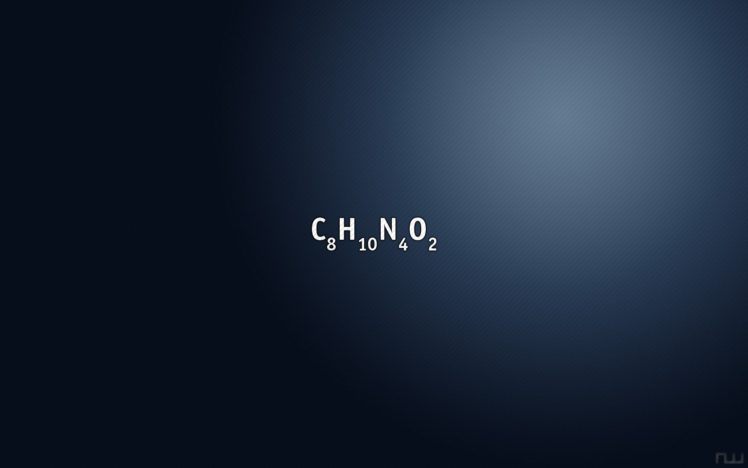 minimalism, Chemistry, Caffeine HD Wallpaper Desktop Background