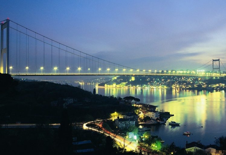 Istanbul, Turkey, Bosphorus, Bridge HD Wallpaper Desktop Background