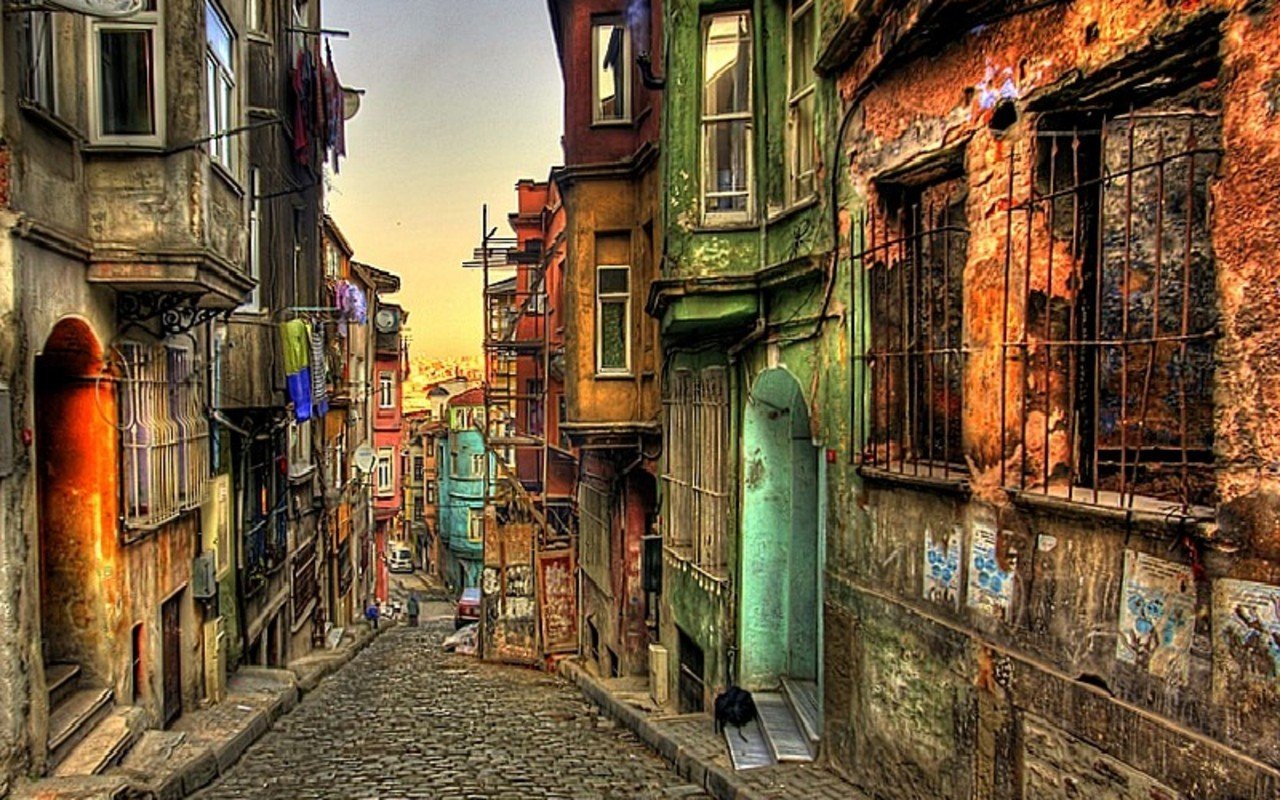Istanbul, Turkey, Colorful Wallpaper