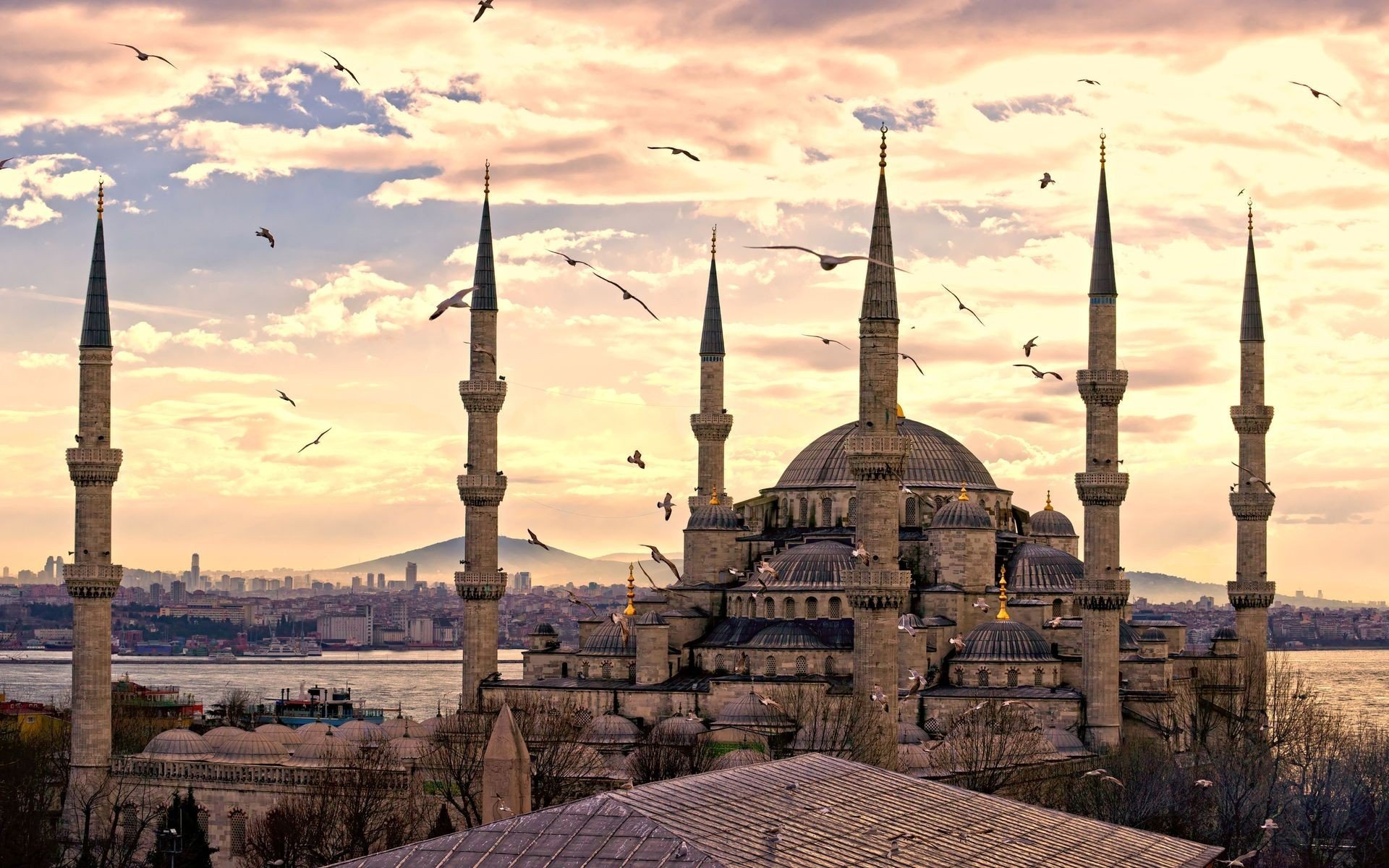 mosques, Istanbul, Turkey, Sultan Ahmed Mosque, Islam, Mosque Wallpaper