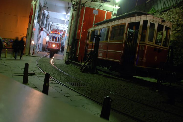 Istanbul, Turkey, Tünel, Railway, Tram HD Wallpaper Desktop Background