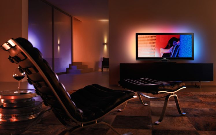Lounge, Ambilight HD Wallpaper Desktop Background
