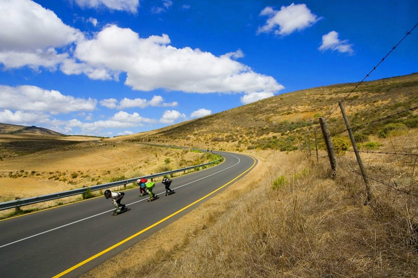 longboarding, Hill Wallpaper