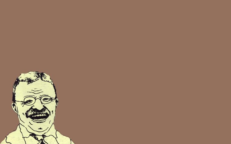 threadless, Simple, Theodore Roosevelt HD Wallpaper Desktop Background