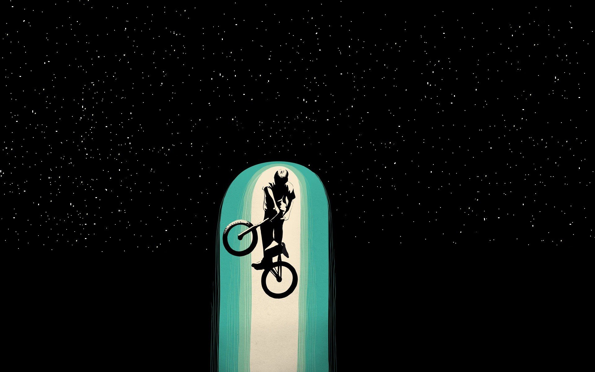 threadless, Simple, BMX, Turndown Wallpaper