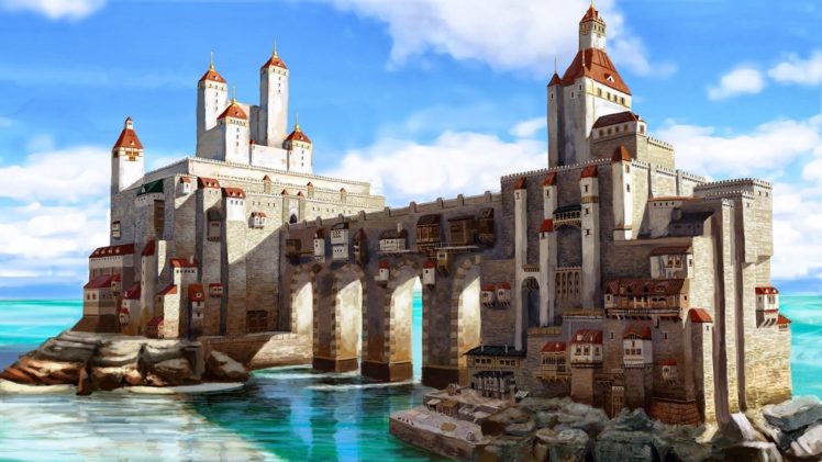 castle, Medieval HD Wallpaper Desktop Background