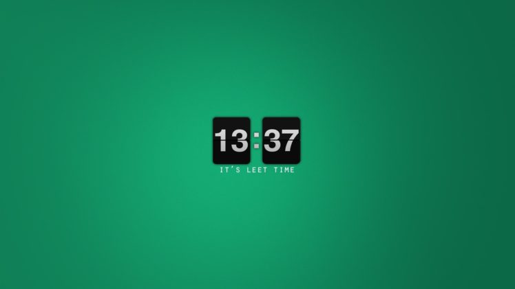 1337, Time HD Wallpaper Desktop Background