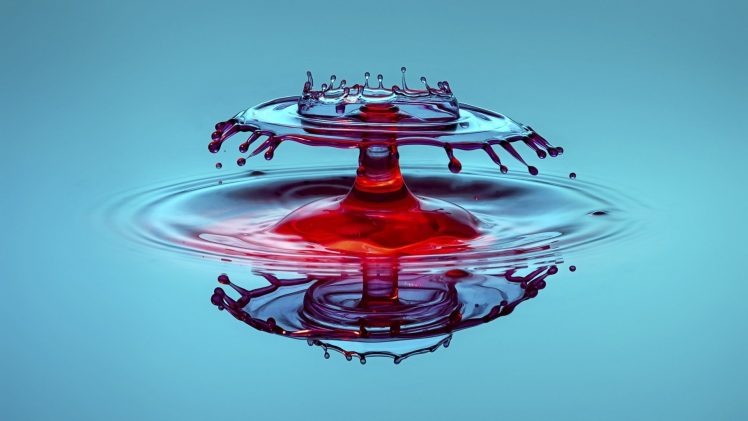 liquid, Water drops HD Wallpaper Desktop Background