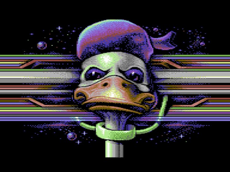 Commodore 64, Donald Duck, Pixels HD Wallpaper Desktop Background