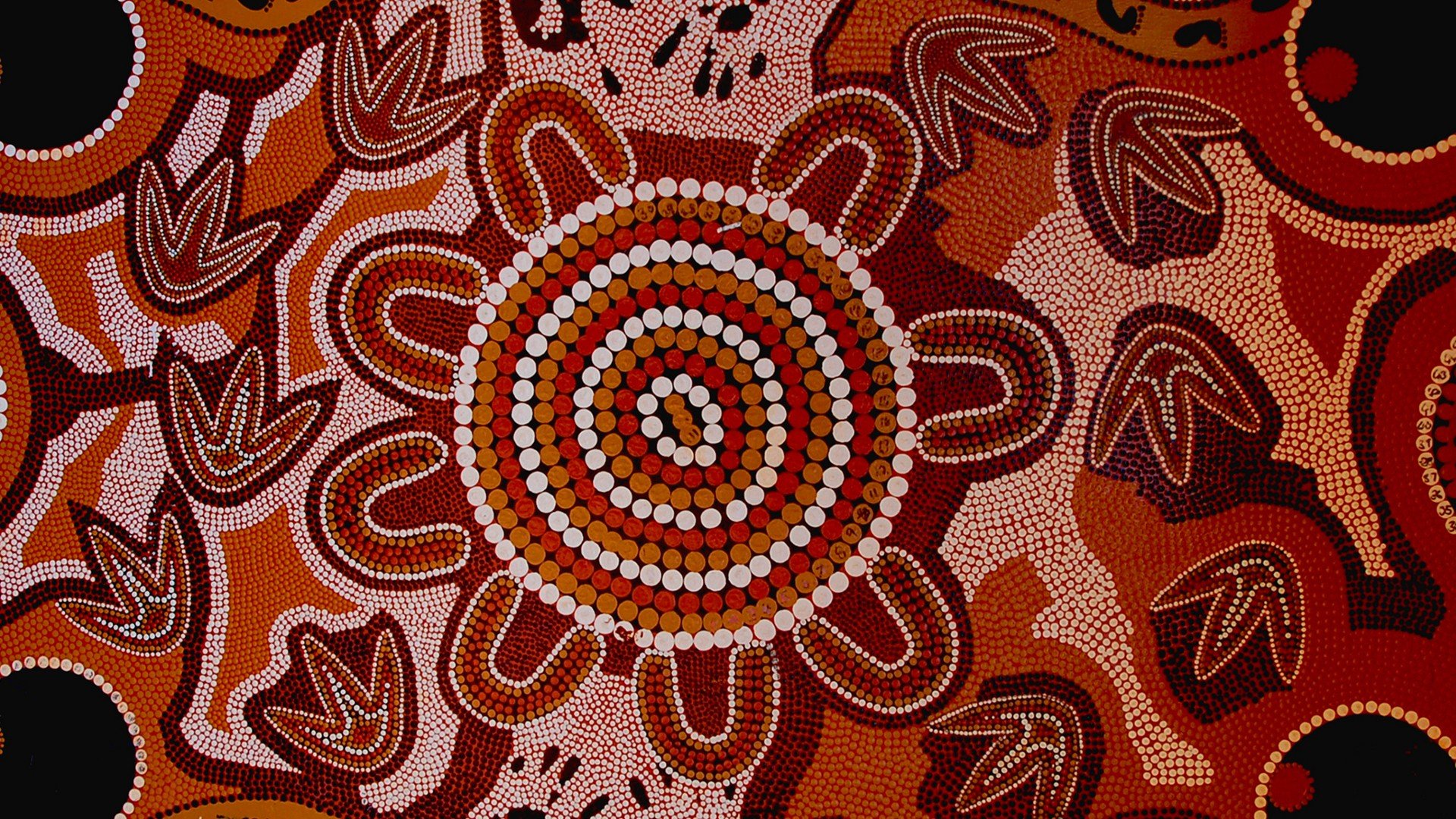 Australia, Painting, Aboriginal, Tribal Wallpaper