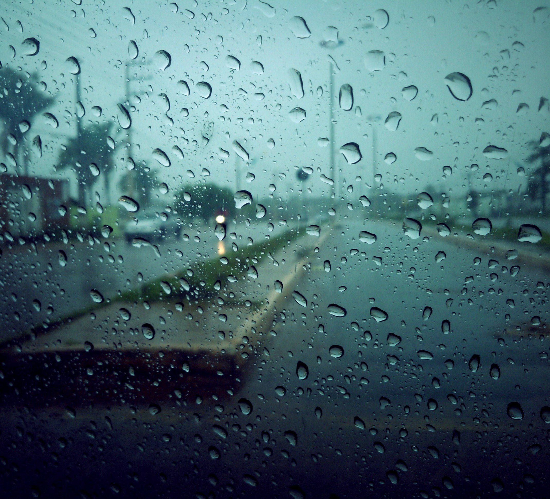 Imperatriz, Water drops, Overcast, Gloomy, Glass, Street, Rain, Water on glass Wallpaper