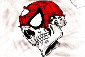 skull, Spider Man, Death
