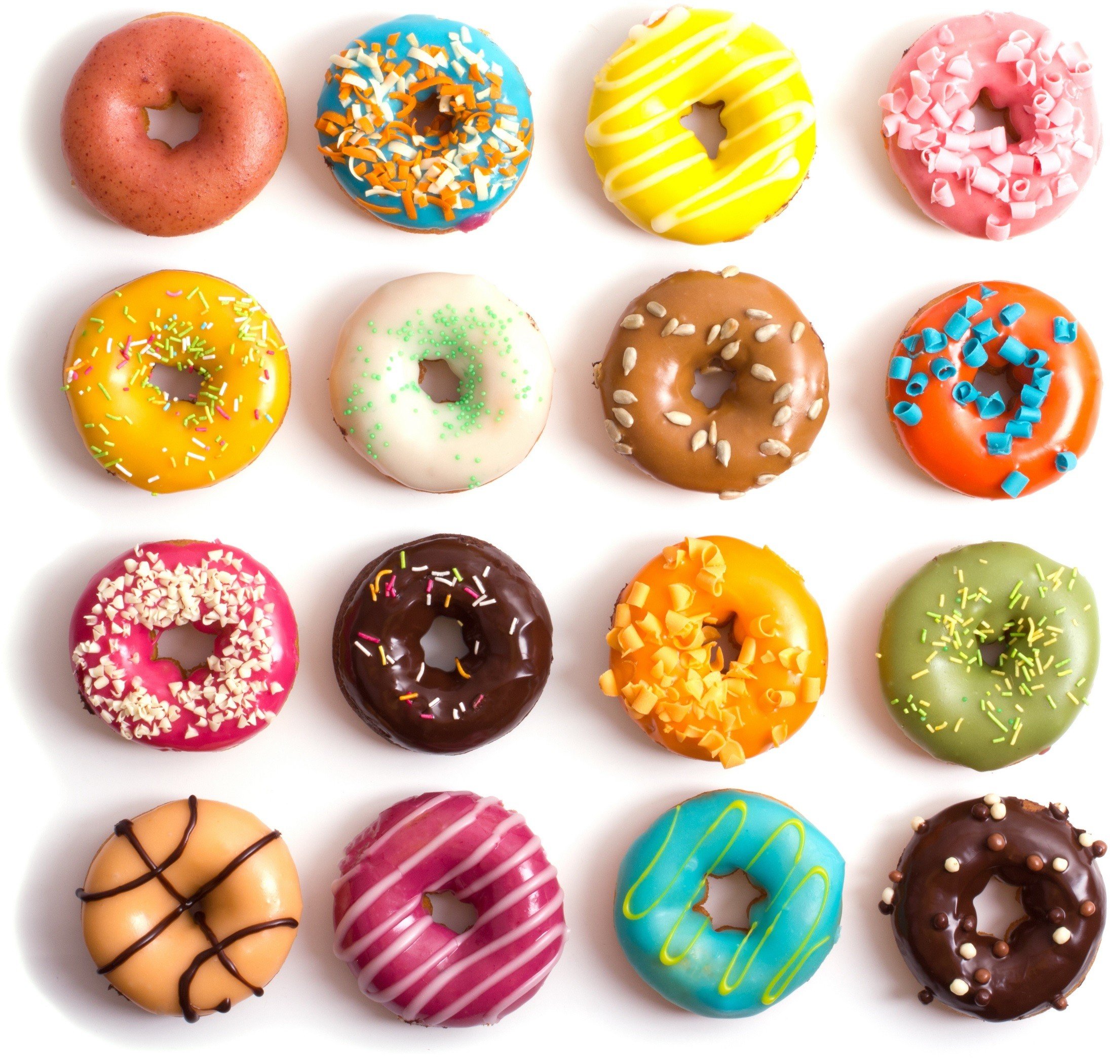 donut, Food, Sprinkles Wallpaper