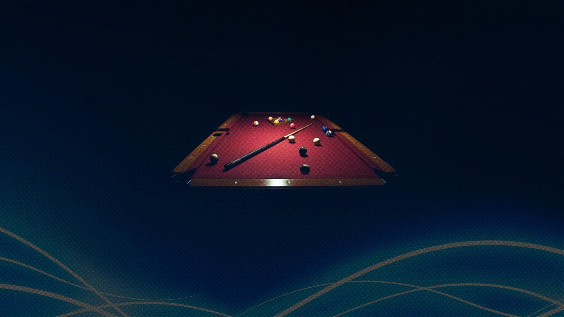 billiards, Lights Wallpaper