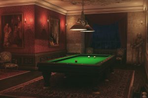 billiards, Room, Interior design