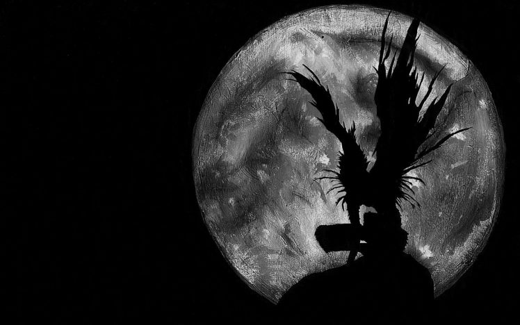 Death Note, Ryuk, Moon HD Wallpaper Desktop Background