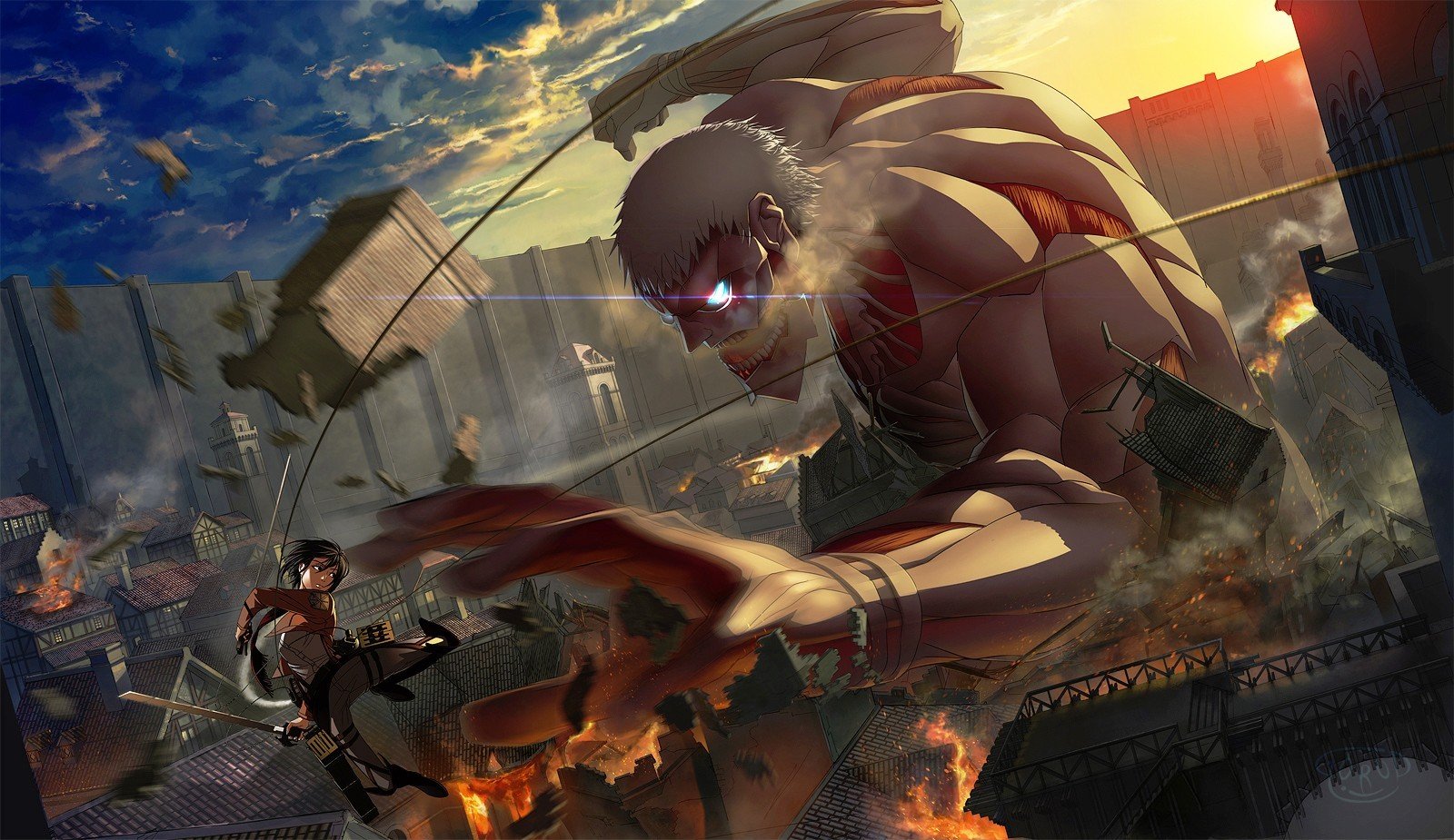 Shingeki no Kyojin, Colossal Titan Wallpaper