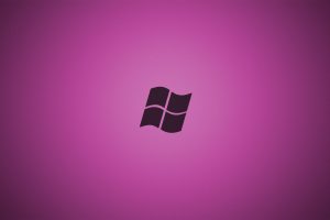 Microsoft Windows, Purple background