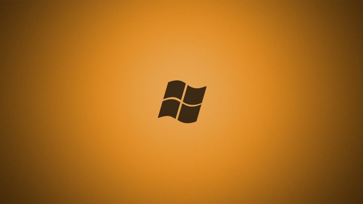 Microsoft Windows, Yellow background HD Wallpaper Desktop Background