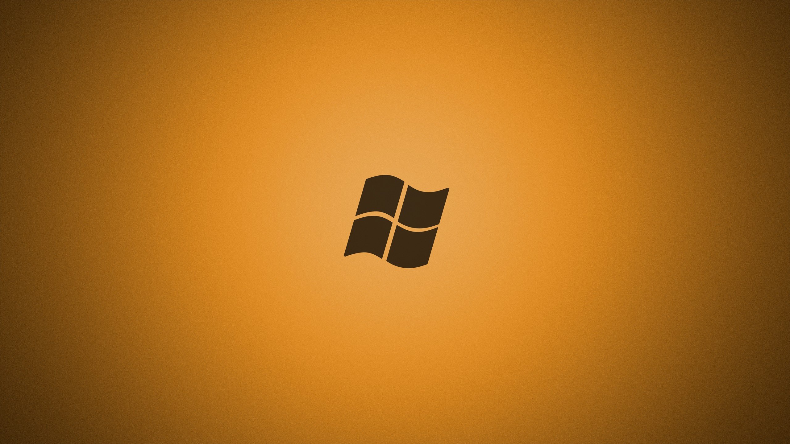 Microsoft Windows, Yellow background Wallpaper