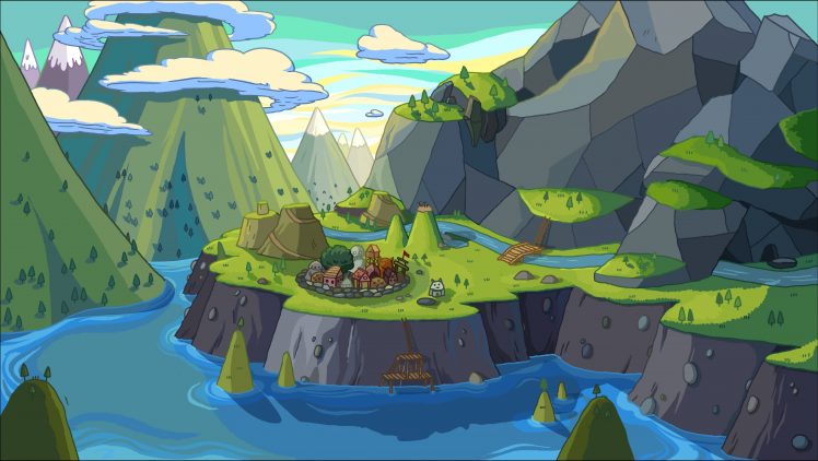 Adventure Time, Mountain HD Wallpaper Desktop Background