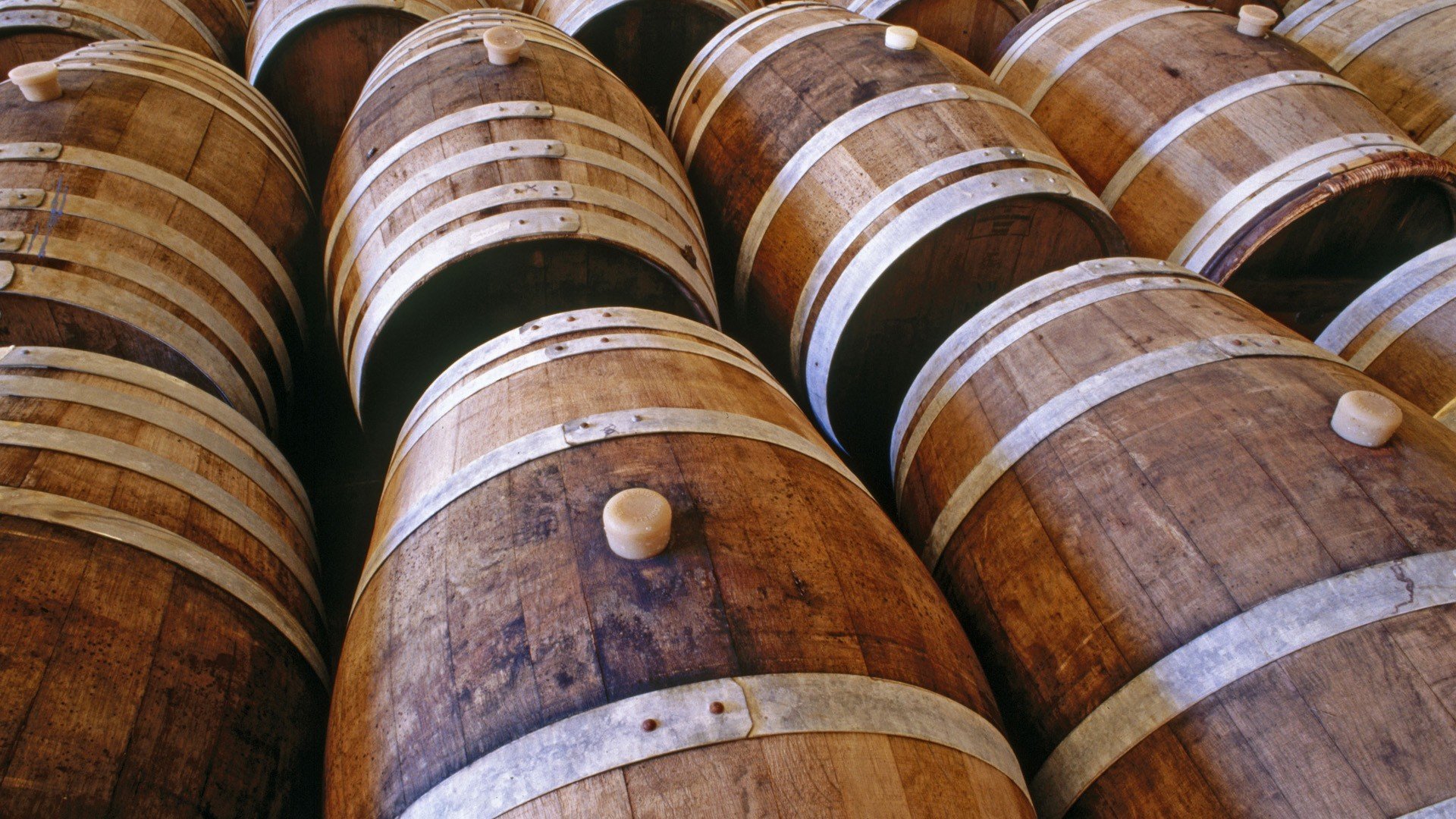 barrels, Wood Wallpaper