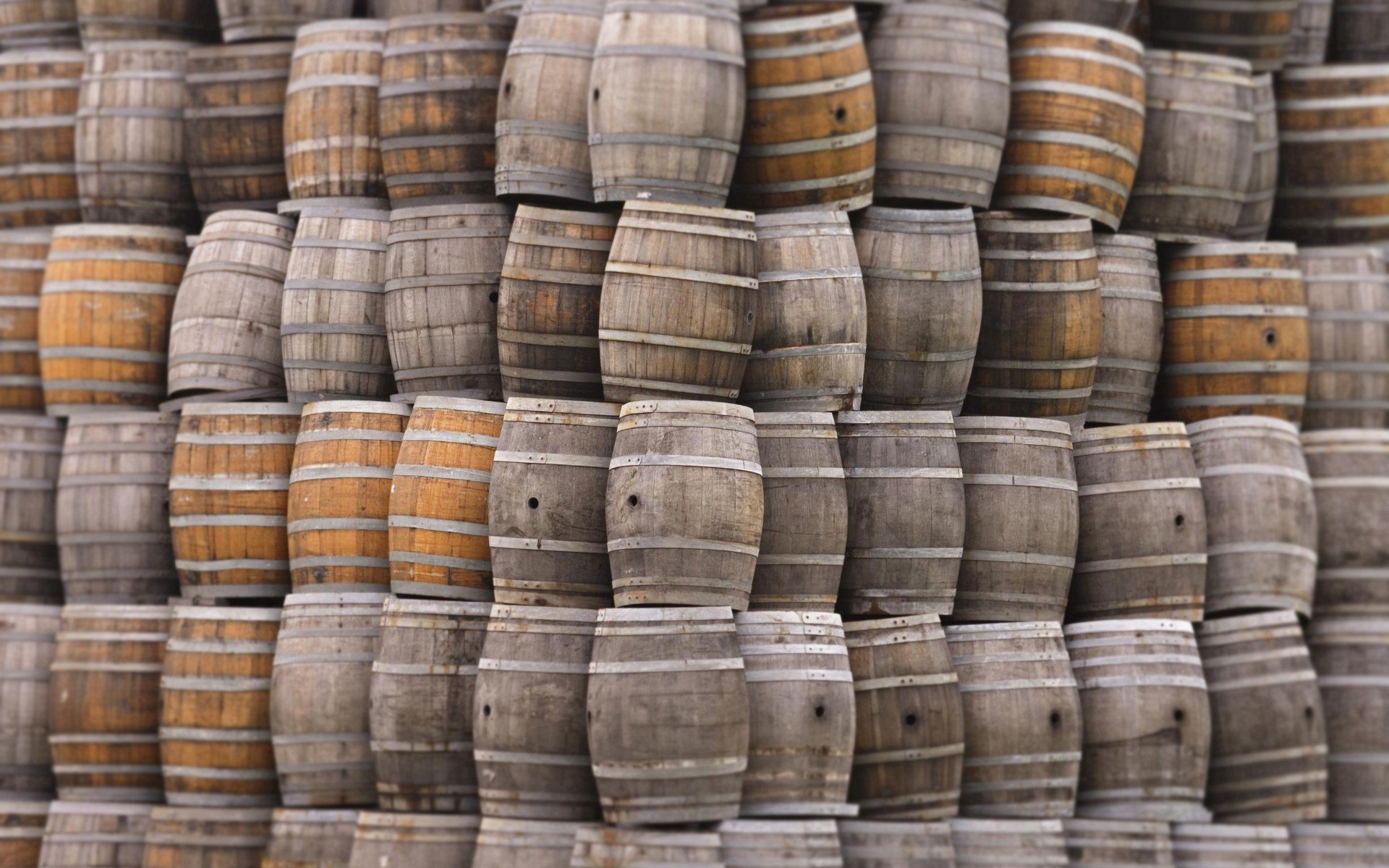 barrels, Wood, Photography Wallpaper