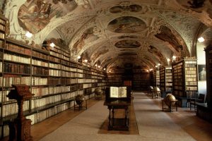 books, Library, Shelves, Interiors, Globes, Prague, Czech Republic, Klementinum