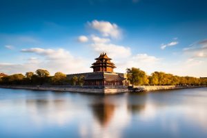 water, Beijing, China, Asian architecture, Reflection, Calm, Building, Architecture, Old building