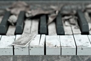 wood, Piano, Abandoned, Broken