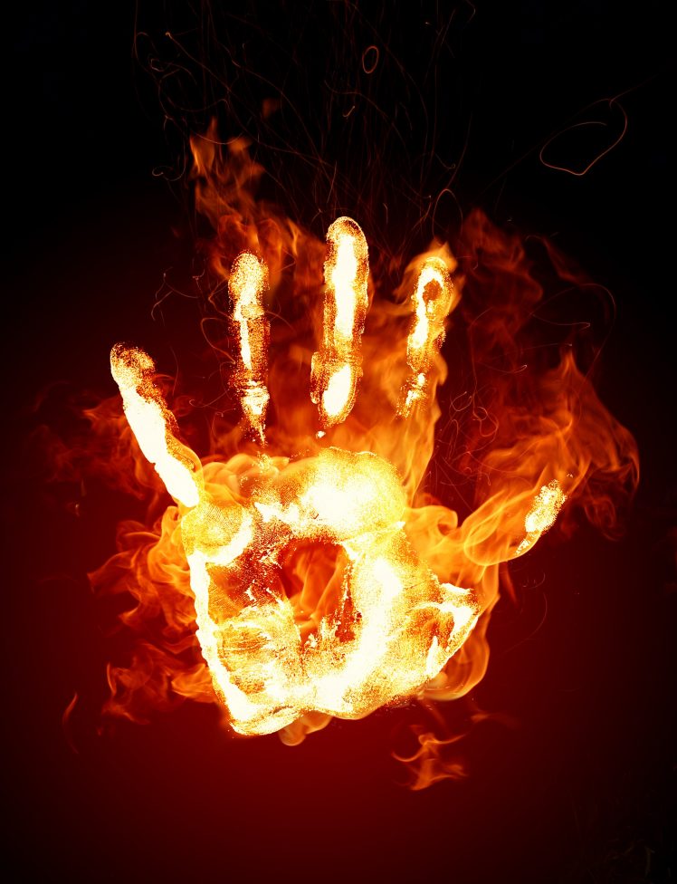 fire, Hand, Handprints HD Wallpaper Desktop Background