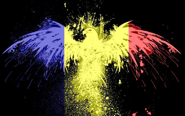 Romania, Flag HD Wallpaper Desktop Background
