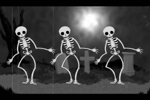 Halloween, Skeleton, Graveyards