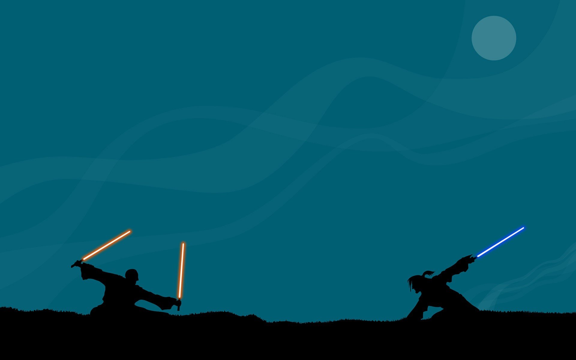minimalism, Lightsaber Wallpaper
