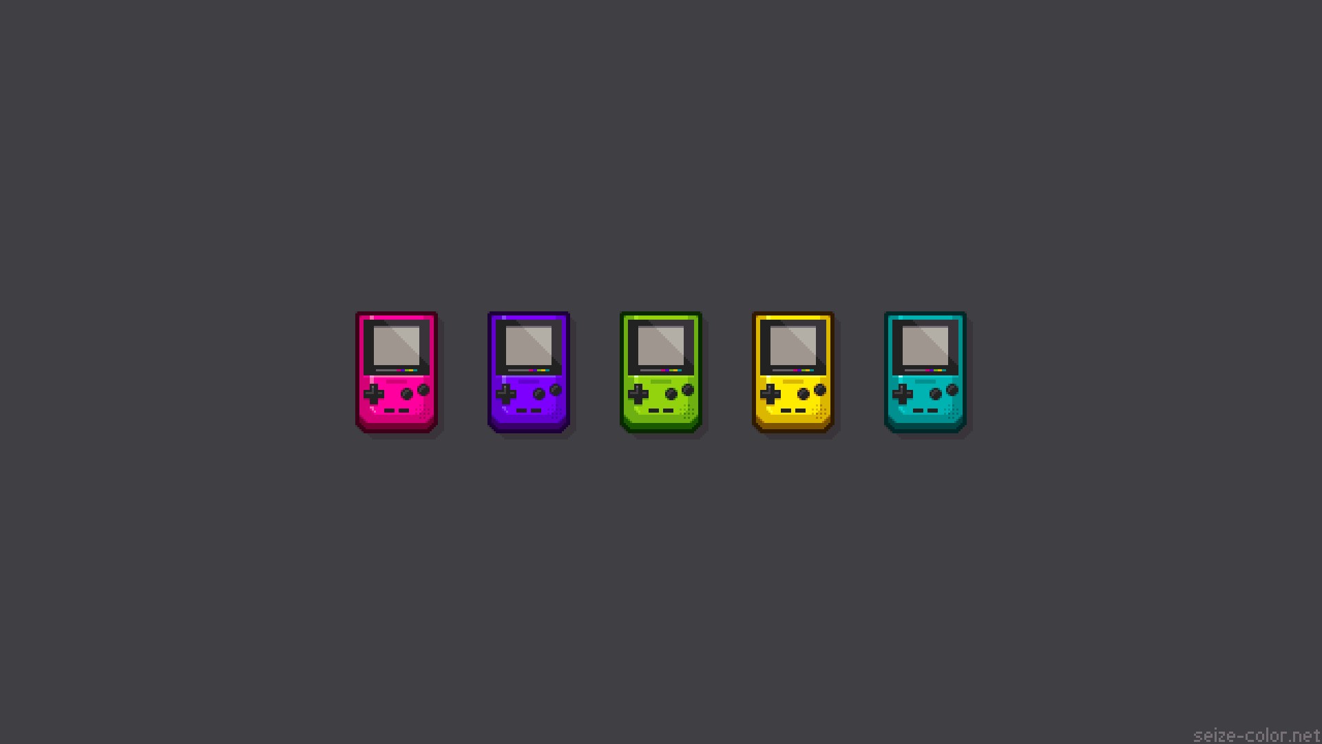 GameBoy Color, GameBoy, Pixel art Wallpaper