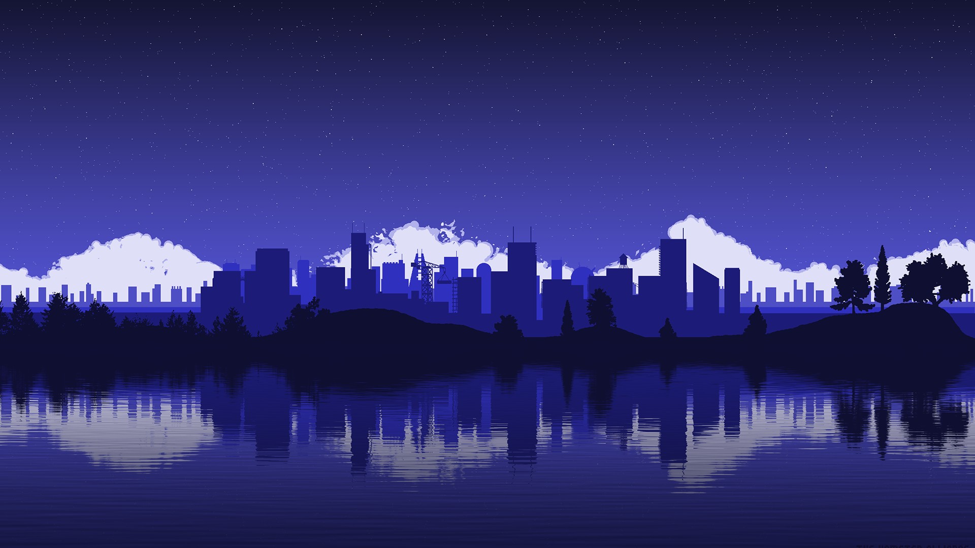 minimalism, Cityscape Wallpaper