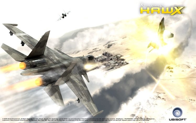 Tom Clancys H.A.W.X., PC gaming, Jet fighter HD Wallpaper Desktop Background