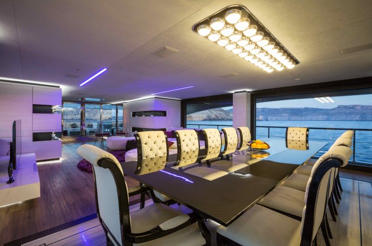 interiors, Material style, Yacht, Lounge, Chair, Interior design HD Wallpaper Desktop Background