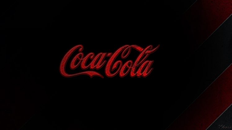 Coca Cola, Drink, Red, Black HD Wallpaper Desktop Background