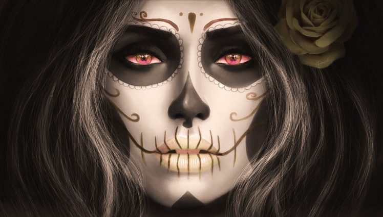 Sugar Skull, Santa Muerte HD Wallpaper Desktop Background