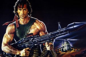 drawing, Rambo, Helicopters, Sylvester Stallone