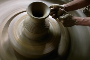 hand, Clay, Pottery