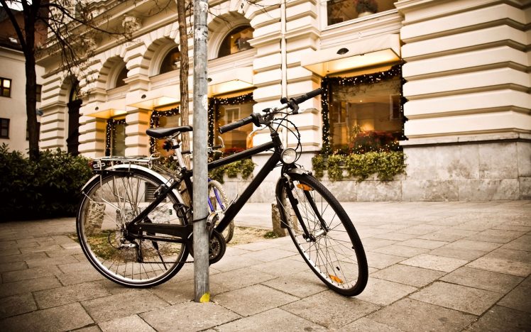 bicycle, Street HD Wallpaper Desktop Background