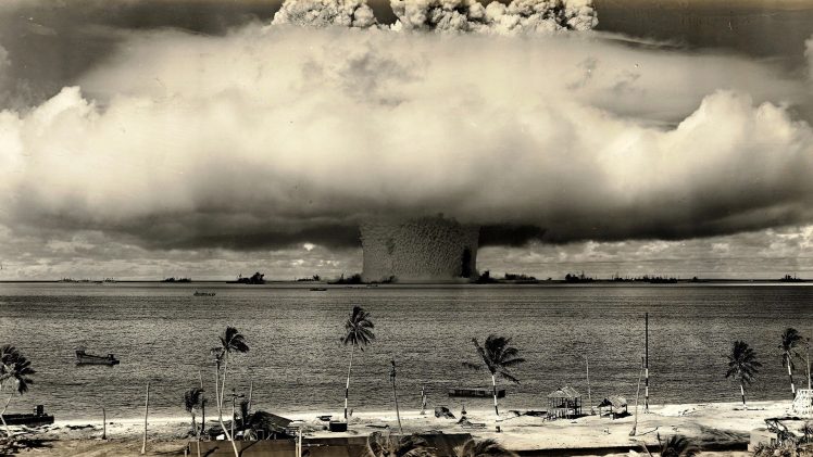 Bikini Atoll, Nuclear HD Wallpaper Desktop Background
