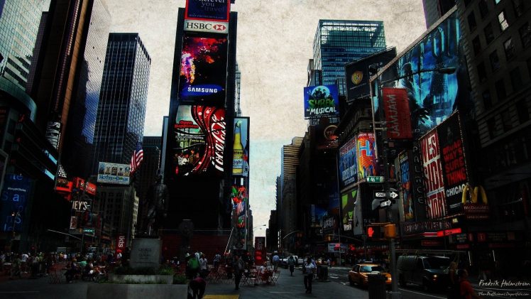 Times Square HD Wallpaper Desktop Background