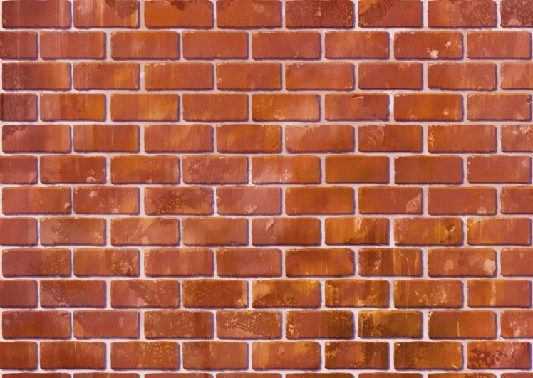 Free Vectors  red brick wallpaper background material