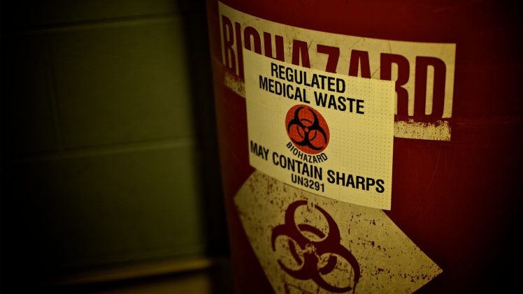 biohazard, Barrels HD Wallpaper Desktop Background